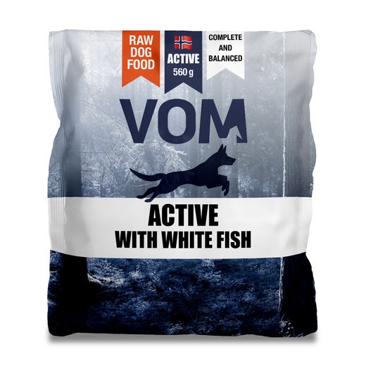 VOM Active Valkoinen kala 15 x 0,56kg